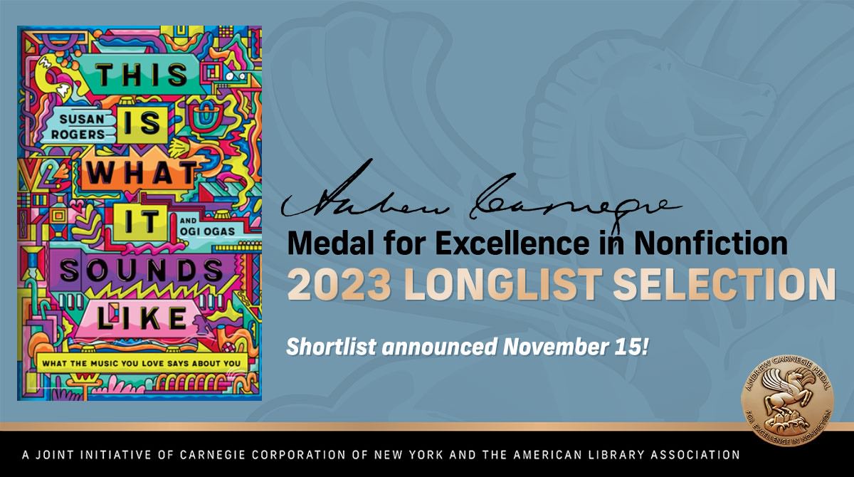 Andrew Carnegie Medal for Excellence in Nonfiction - 2023 Longlist Selection